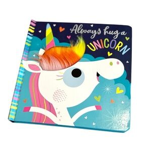 💫$6/ADD ON 💫 Colorful Touch and Feel Unicorn Kids Book for 0+ Years - LIKE NEW